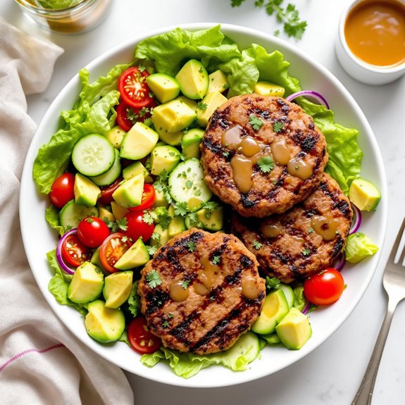 low carb burger bowl recipe