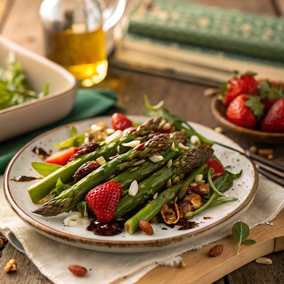 asparagus salad with vinaigrette