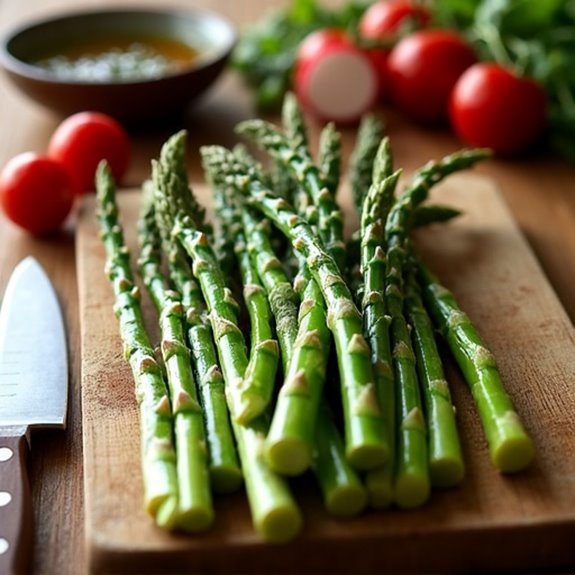 asparagus salad with vinaigrette