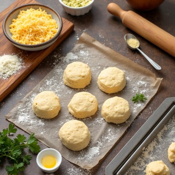 bake cheesy garlic biscuits