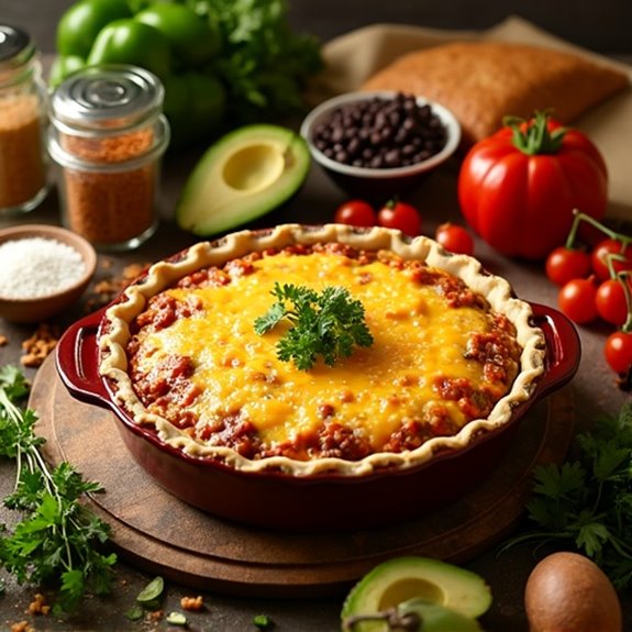 bake flavorful taco pie