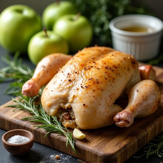 baked chicken with apples