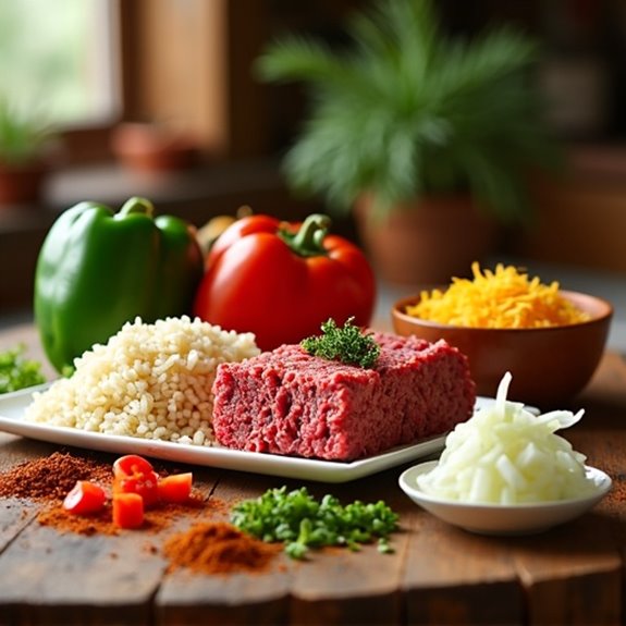 beef and rice casserole ingredients