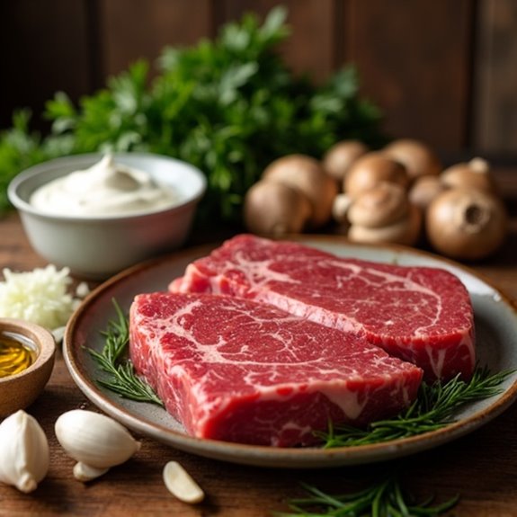 beef stroganoff ingredient list
