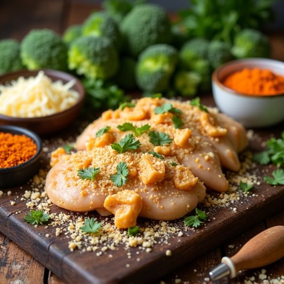 broccoli chicken cheese bake