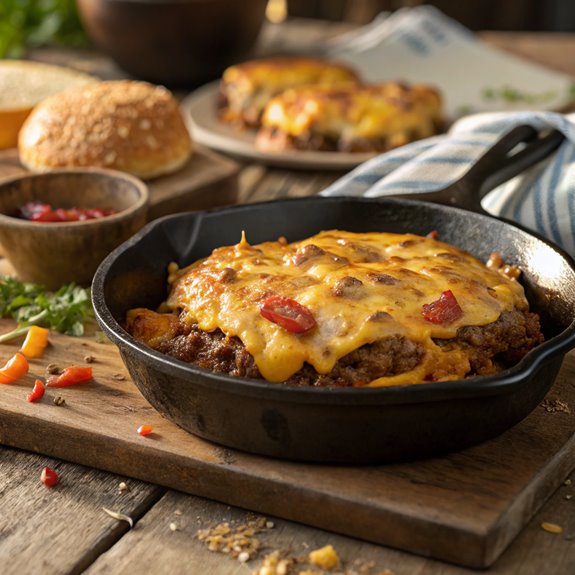 cheeseburger casserole recipe instructions