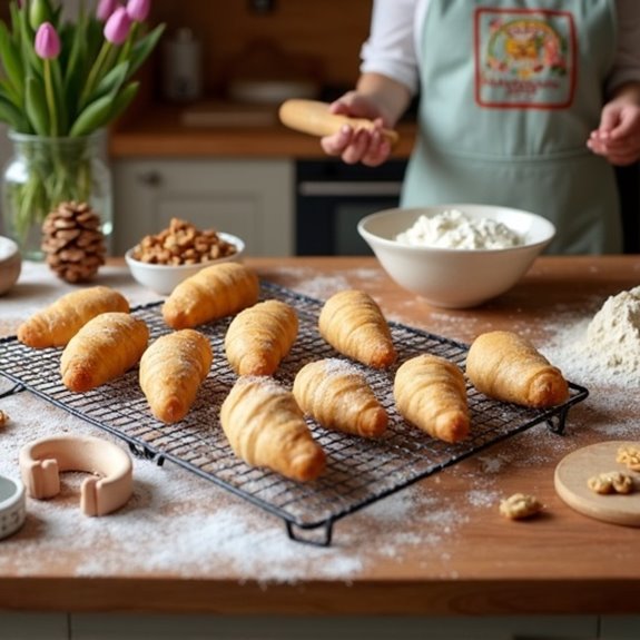 chill dough form crescents