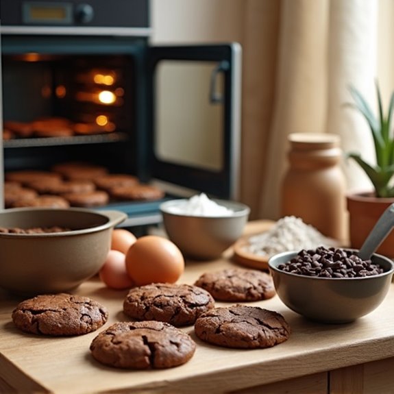 chocolate cookie preparation steps
