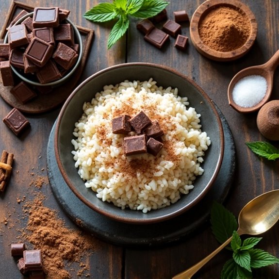 chocolate rice pudding ingredients