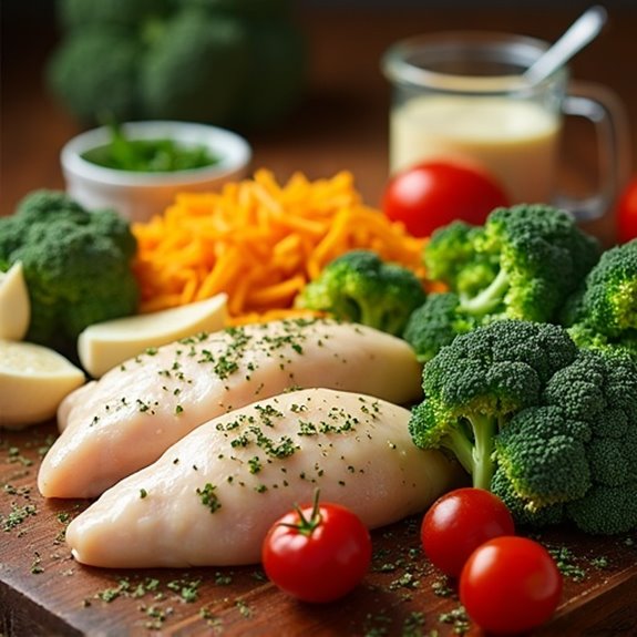 creamy broccoli chicken bake