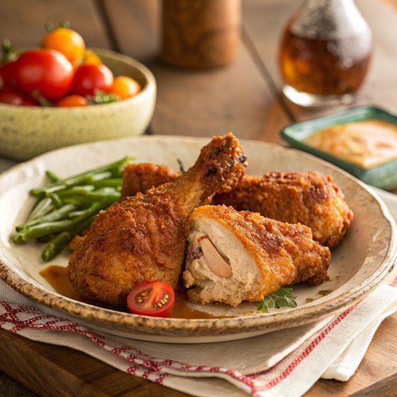crispy flavorful oven fried chicken