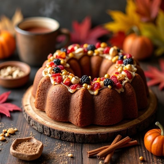 customize your autumn fruitcake