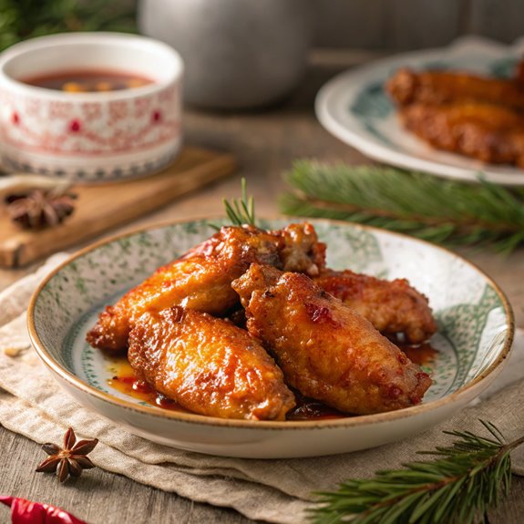 delicious asian inspired chicken wings