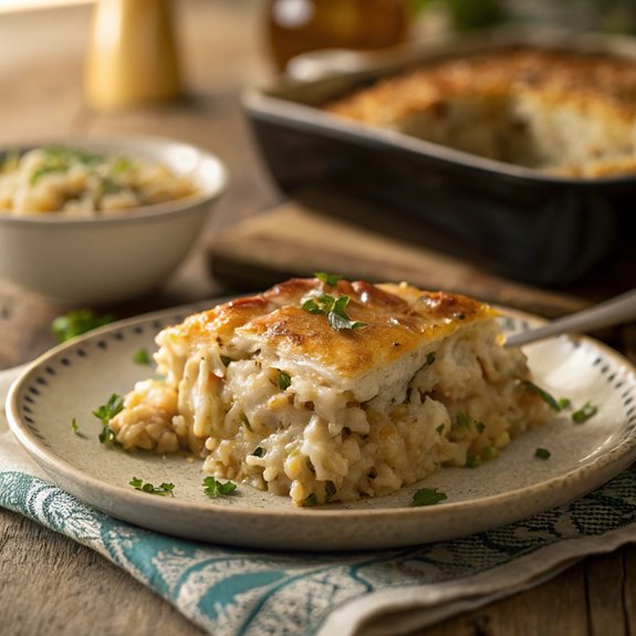 delicious chicken rice casserole
