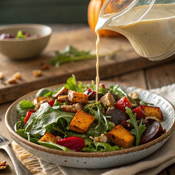 delicious cooked salad dressing