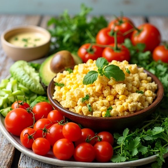delicious cornbread salad ingredients