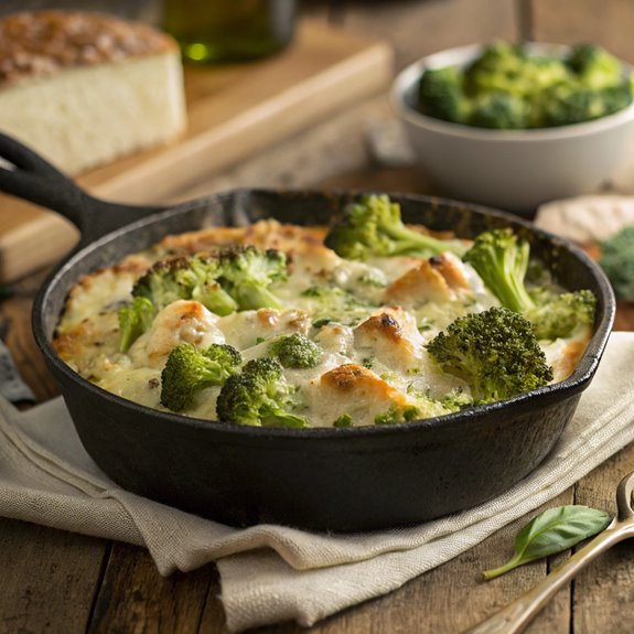 delicious creamy broccoli bake