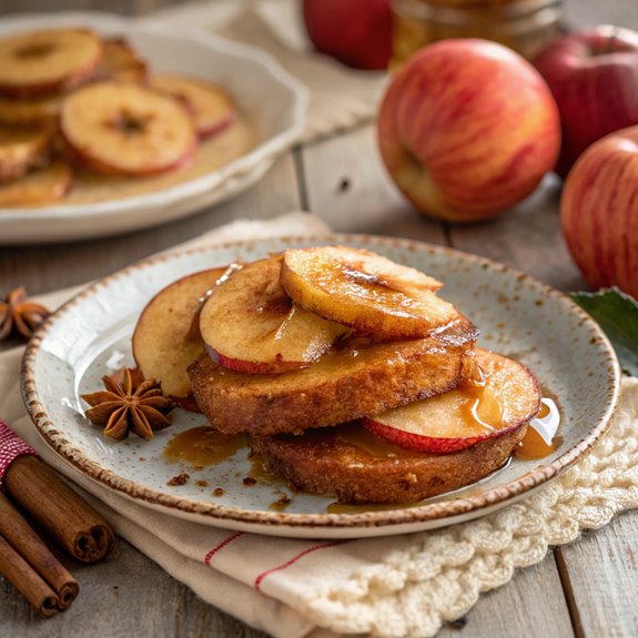 delicious crispy apple slices
