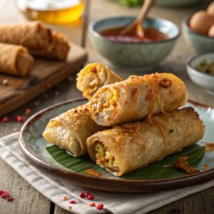 delicious homemade egg rolls