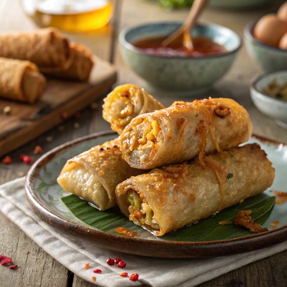 delicious homemade egg rolls