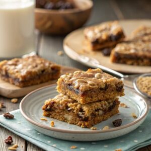 delicious oatmeal raisin bars