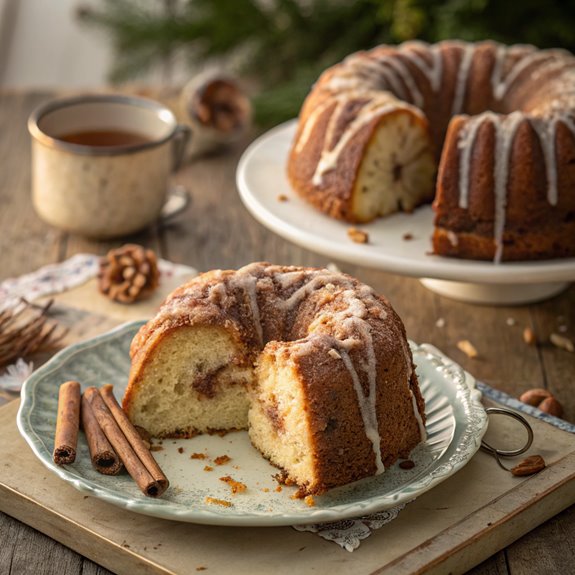 delicious sour cream coffee cake
