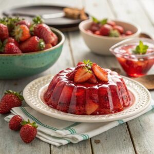 delicious strawberry jello salad