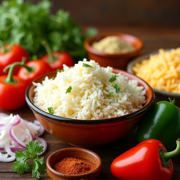 delicious vegetarian rice casserole