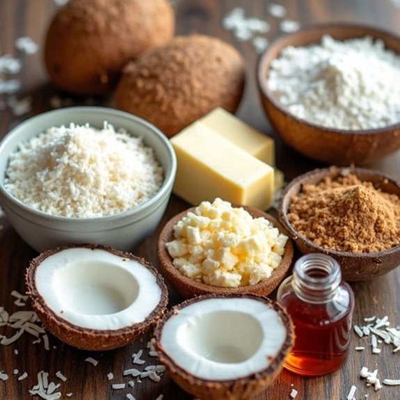 delightful coconut cookie ingredients