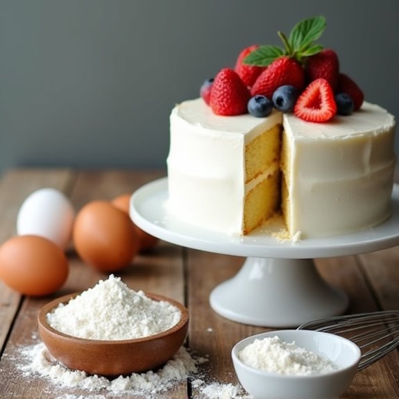 delightful white cake ingredients