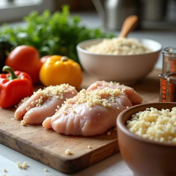 homemade chicken rice casserole
