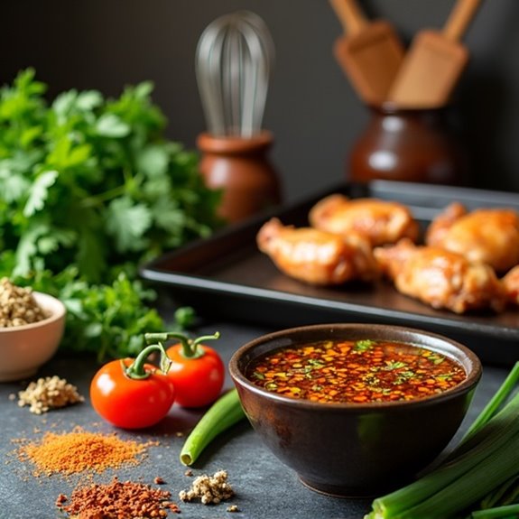 marinate and bake wings