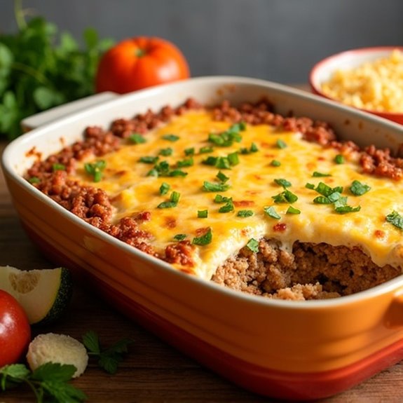 personalize your cheeseburger casserole