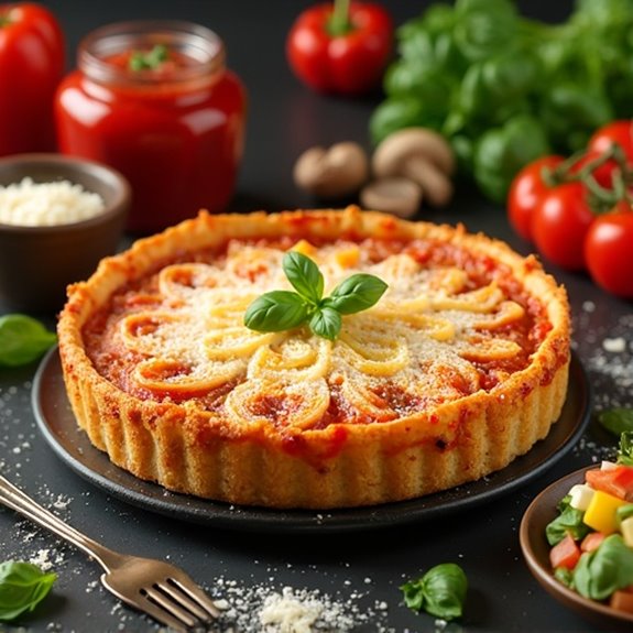 personalize your spaghetti pie