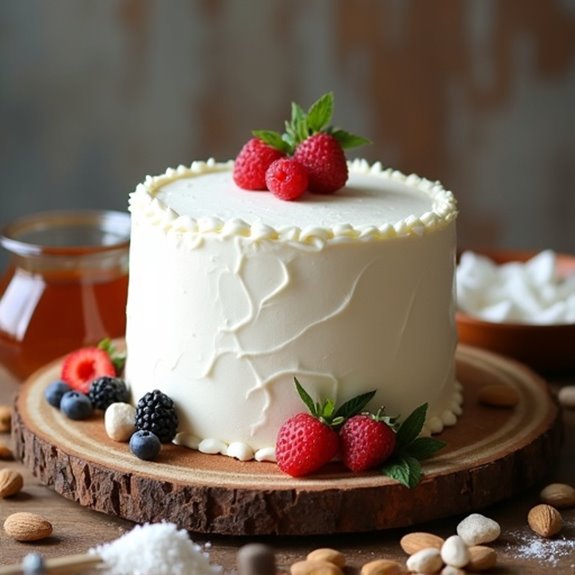 personalize your white cake