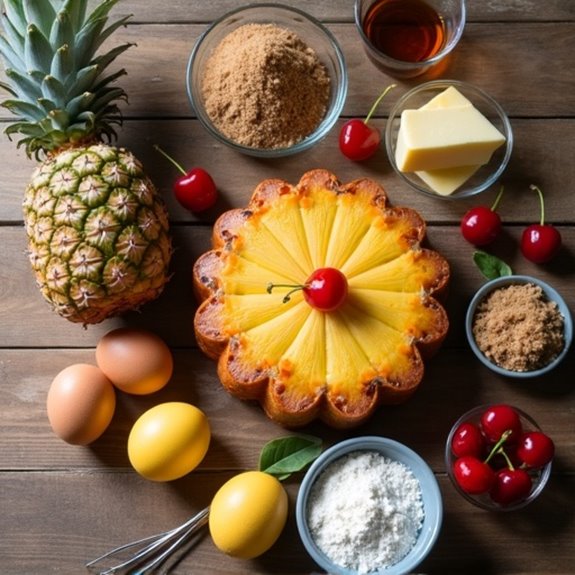 pineapple upside down cake ingredients