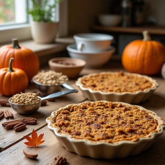 pumpkin pie crunch preparation steps