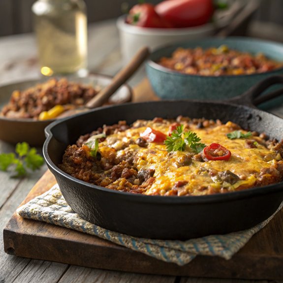 savory beef rice casserole