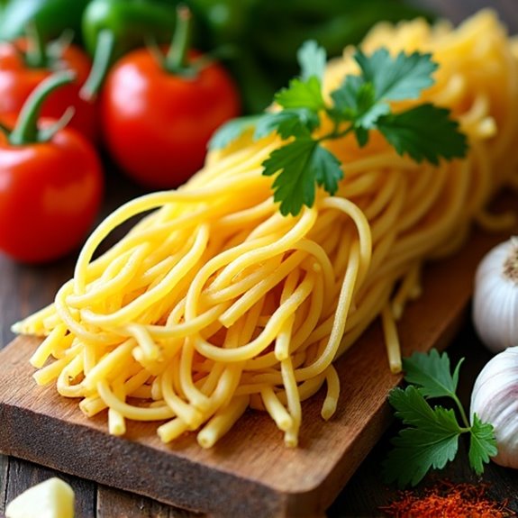 savory spanish noodles dish