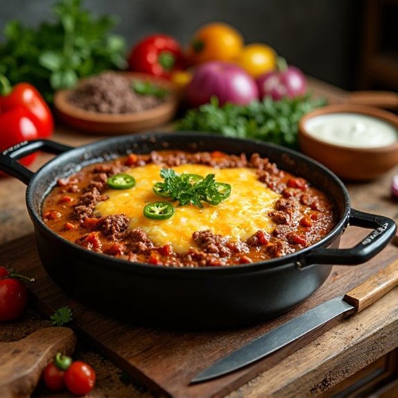 steak cheese peppers sour cream