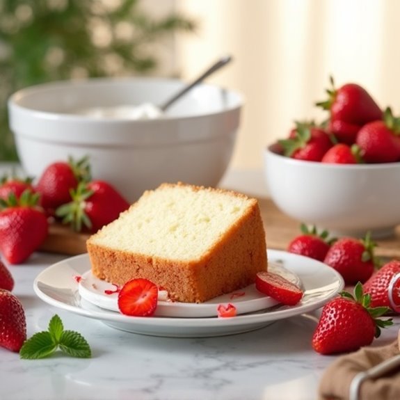 strawberry angel treat preparation