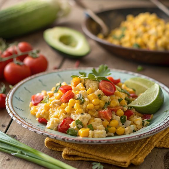 summertime corn scramble recipe