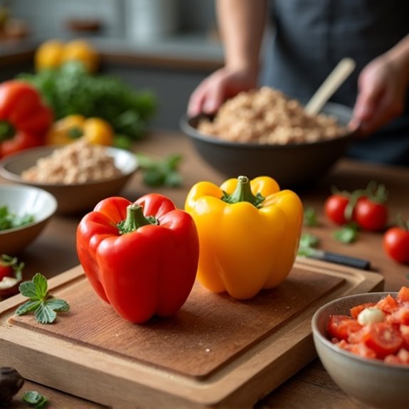 turkey stuffed pepper recipe